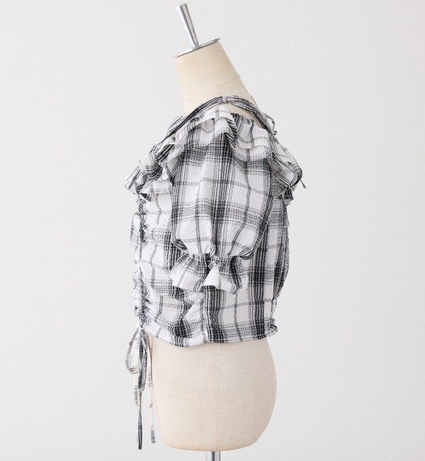  「ドロストフリルブラウス」|シャツ・ブラウス|