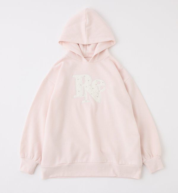  「キルティングロゴゆるパーカー」|プルオーバー|