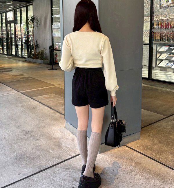  「ベルト付きショートパンツ【セットアップ可能】」|その他|