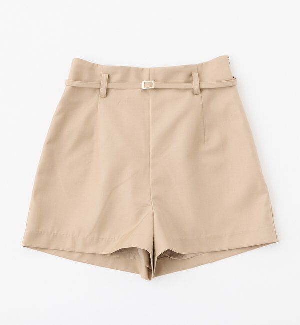  「ベルト付きショートパンツ【セットアップ可能】」|その他|