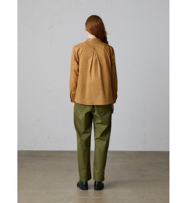 MidiUmi「MidiUmi ドット柄ダッチカラーシャツ」|シャツ・ブラウス|