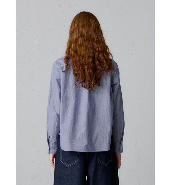 MidiUmi「MidiUmi フロントハーフフリルシャツ」|シャツ・ブラウス|