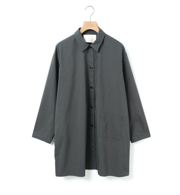 MidiUmi「MidiUmi TWO&MOREコートシャツ」|シャツ・ブラウス|チャコールグレー