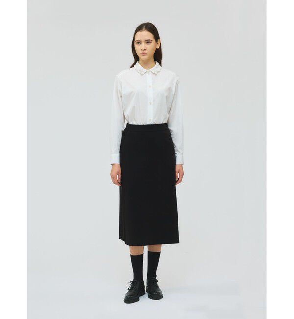 mizuiro ind「mizuiro ind ワッシャーカラーシャツ」|シャツ・ブラウス|