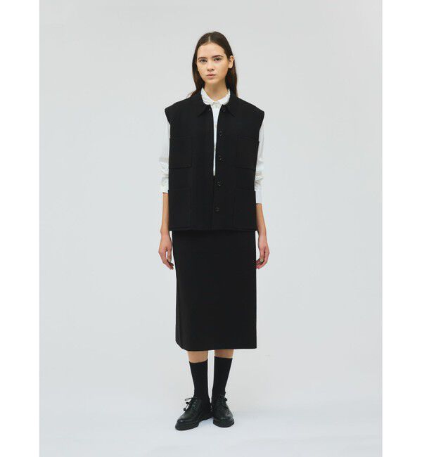 mizuiro ind「mizuiro ind ワッシャーカラーシャツ」|シャツ・ブラウス|