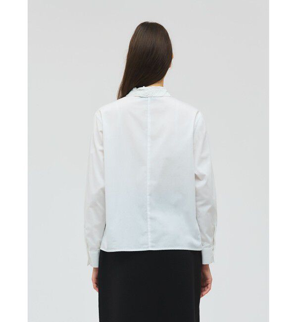 mizuiro ind「mizuiro ind ワッシャーカラーシャツ」|シャツ・ブラウス|