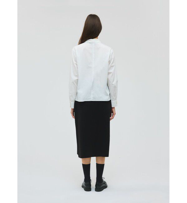 mizuiro ind「mizuiro ind ワッシャーカラーシャツ」|シャツ・ブラウス|