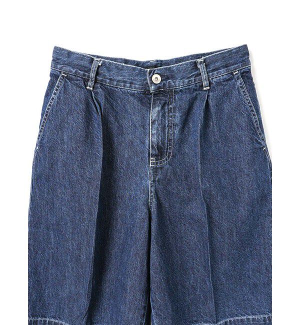 mizuiro ind「mizuiro ind デニムハーフパンツ(BLEACH)」|その他|