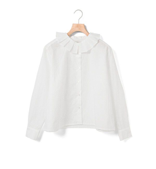 MidiUmi「MidiUmi タックカラーシャツ」|シャツ・ブラウス|