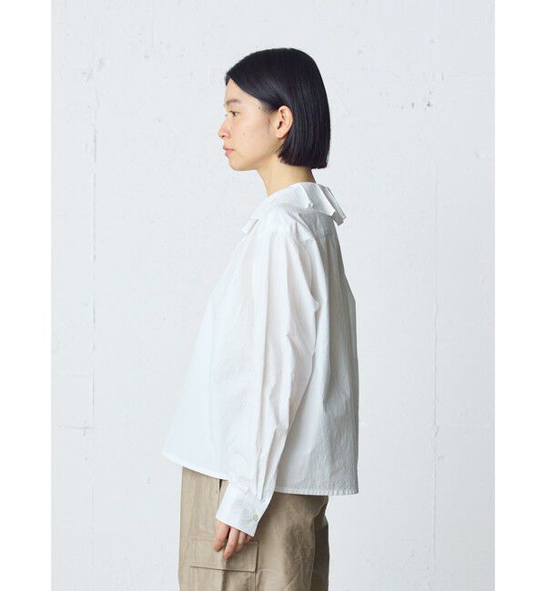 MidiUmi「MidiUmi タックカラーシャツ」|シャツ・ブラウス|