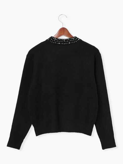 Te chichi「スパークルビジューニットプルオーバー」|ニット・セーター|