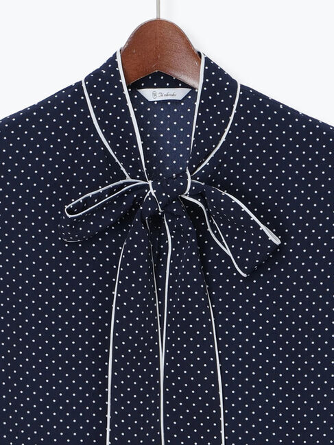 Te chichi「パターンアソートボウタイブラウス《2026 spring catalog item》」|シャツ・ブラウス|