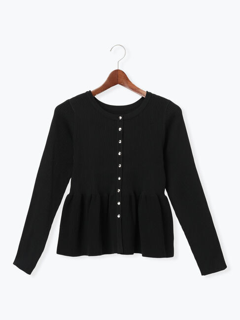 Te chichi「前後2WAYペプラムカーディガン」|カーディガン|