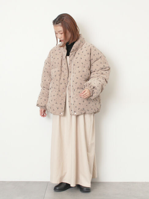 Samansa Mos2「柄アソートコーディロイブルゾン」|ブルゾン・スタジャン|