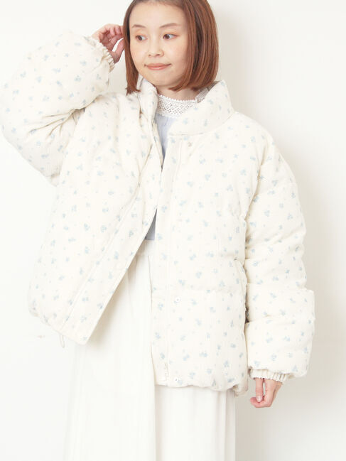 Samansa Mos2「柄アソートコーディロイブルゾン」|ブルゾン・スタジャン|