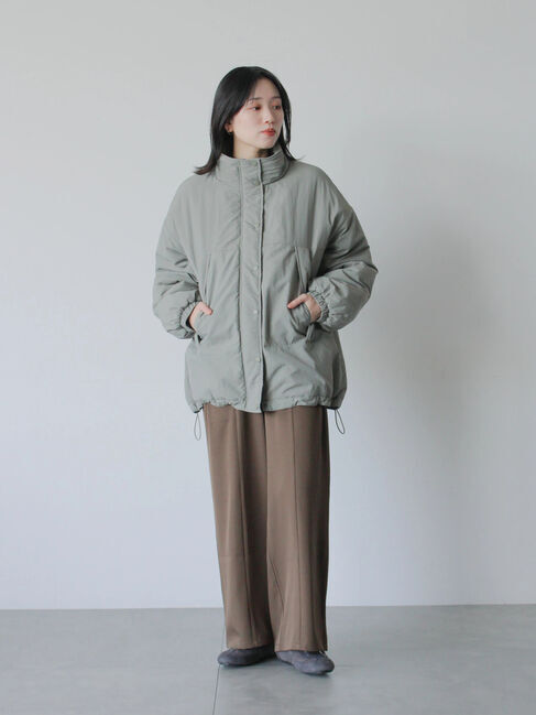 Samansa Mos2 blue「中綿モンスターコート」|その他|