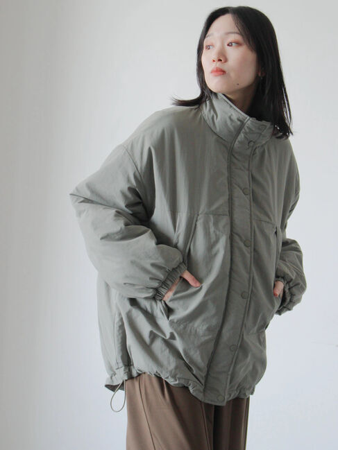 Samansa Mos2 blue「中綿モンスターコート」|その他|