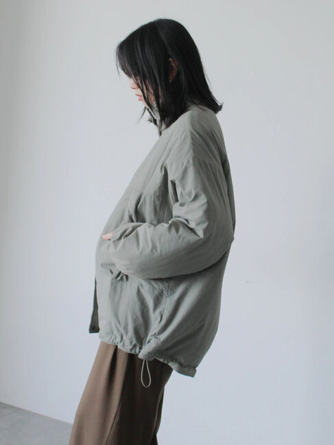 Samansa Mos2 blue「中綿モンスターコート」|その他|