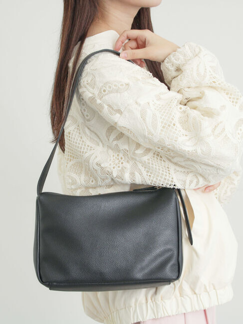 Samansa Mos2「ワンハンドルミニショルダーバッグ」|その他|ブラック