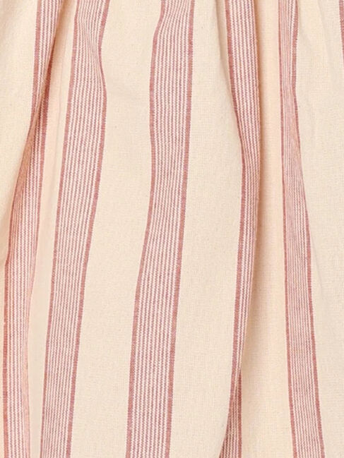 Samansa Mos2 Lagom「ストライプ柄ジャンバースカート」|スカート|