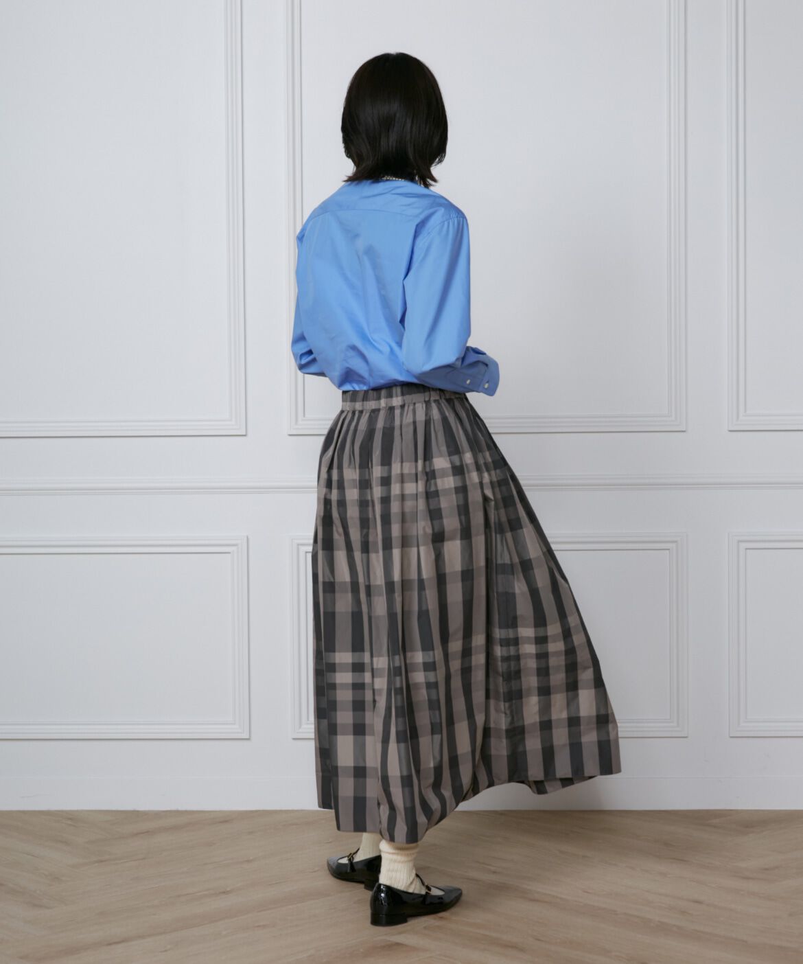 INED「《大きいサイズ》オーバーサイズシャツ」|シャツ・ブラウス|