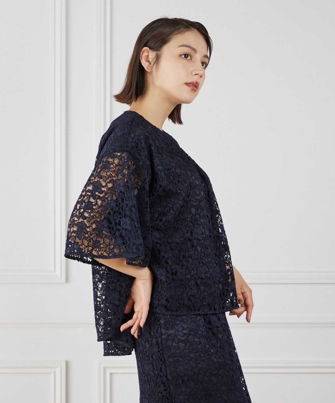 7-IDconcept.「レースブラウス」|シャツ・ブラウス|