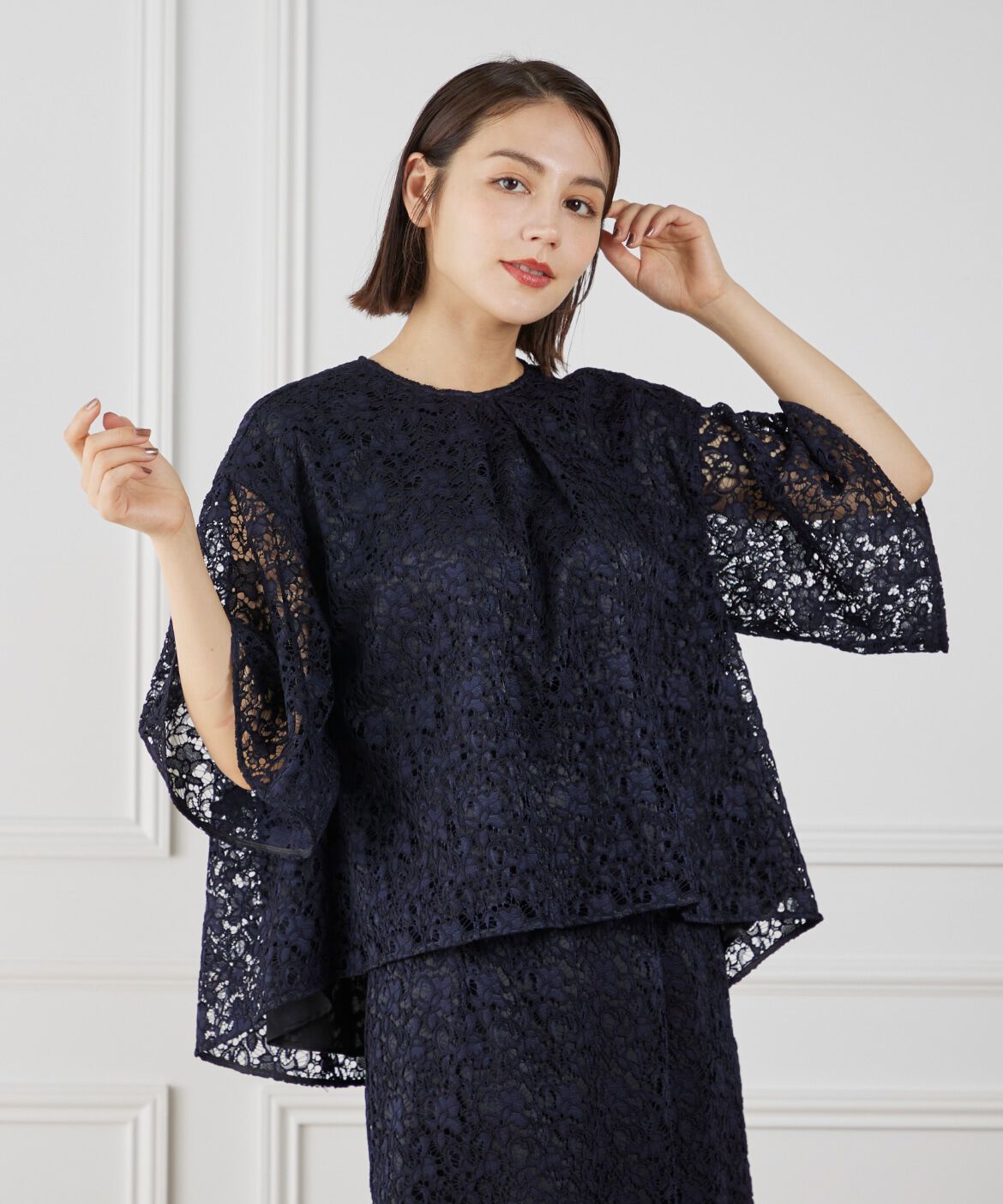 7-IDconcept.「レースブラウス」|シャツ・ブラウス|