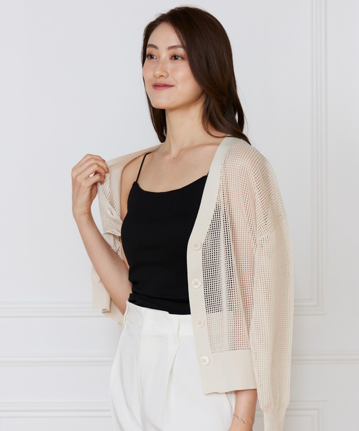 DAY by DAY it&rsquo;s international「カップ付きキャミソール《スビン綿MIXフライス》」|Tシャツ・カットソー|ブラック