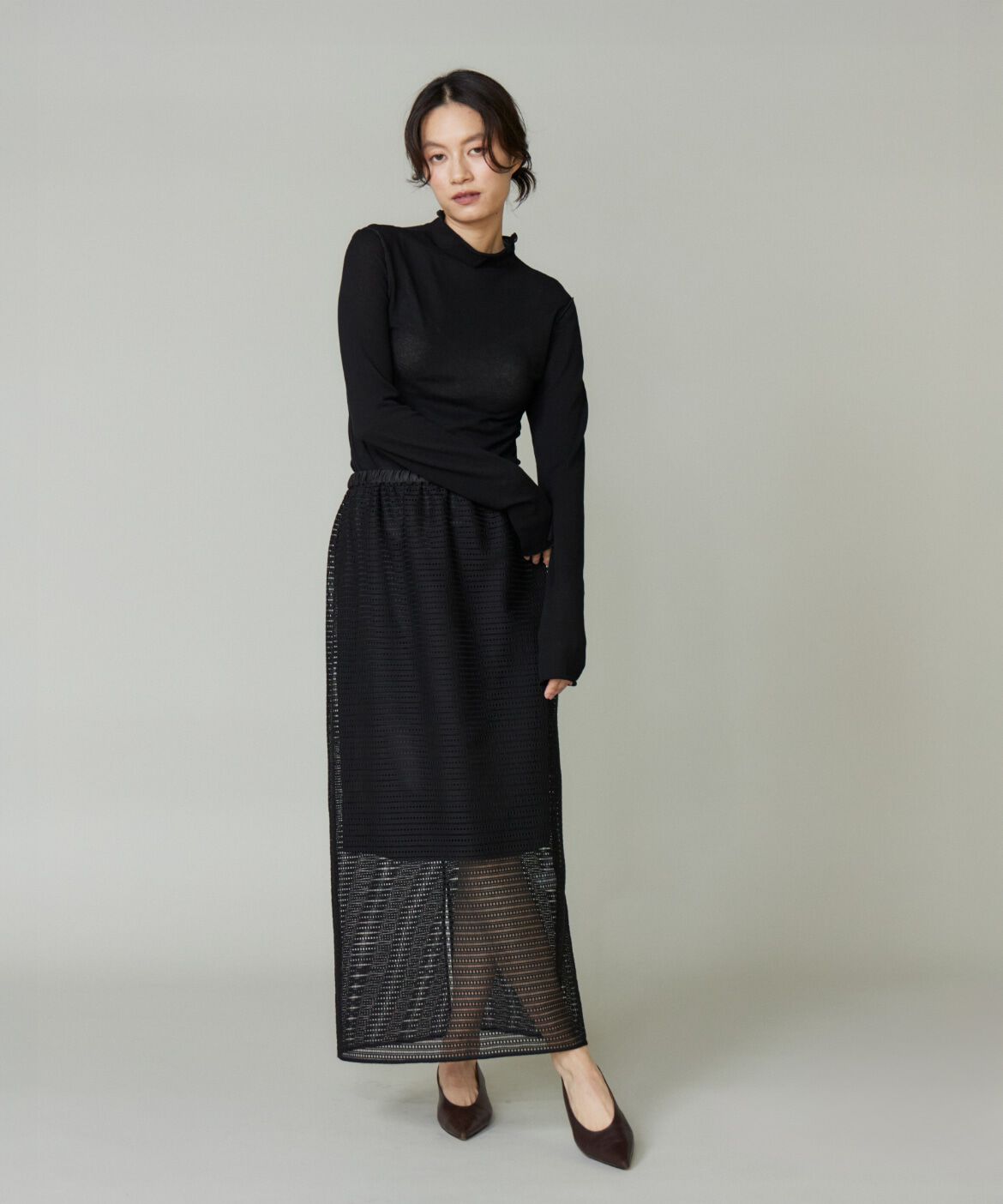 DAY by DAY it&rsquo;s international「シアーテレコハイネックプルオーバー」|Tシャツ・カットソー|