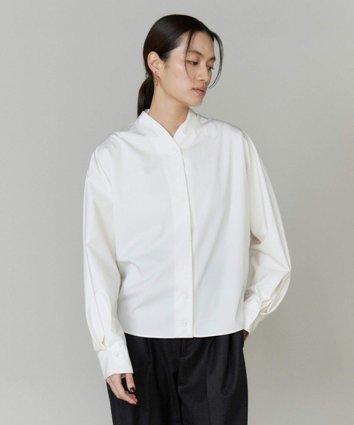 la veille by SUPERIOR CLOSET「《大きいサイズ》クラシックシャツ」|シャツ・ブラウス|