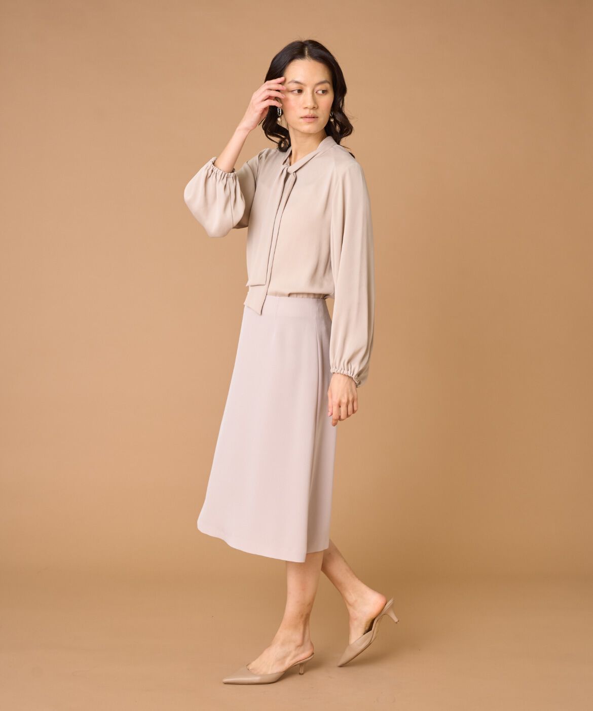 INED「ボウタイブラウス」|シャツ・ブラウス|