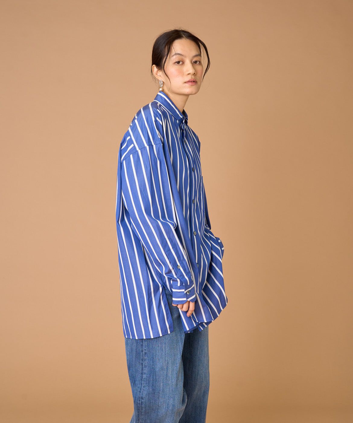 INED「TICCA スクエアビックシャツ TBEA-103」|シャツ・ブラウス|