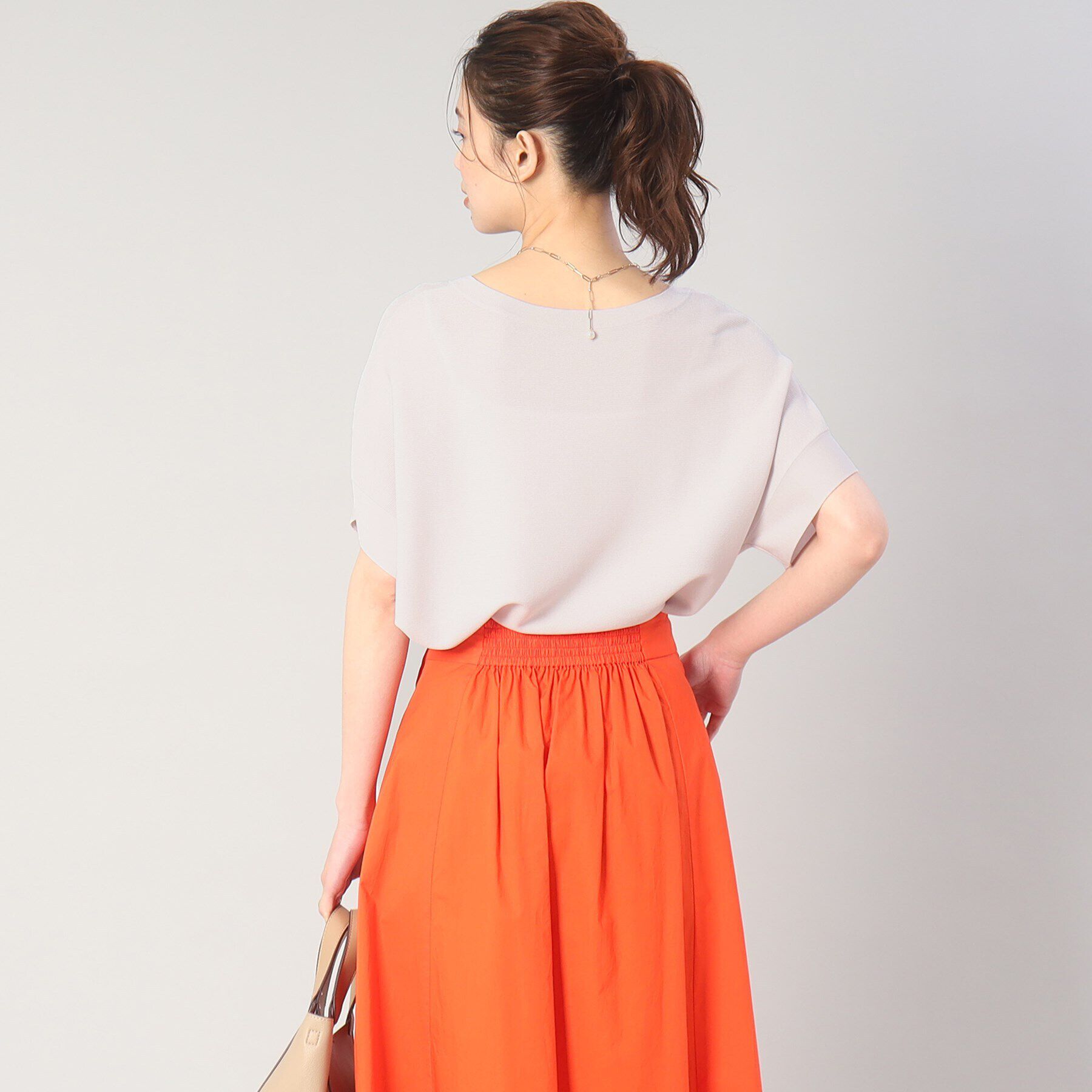 UNTITLED「【大人気のベストセラーアイテム！／洗える】前後2WAY レーヨンストレッチニット」|ニット・セーター|