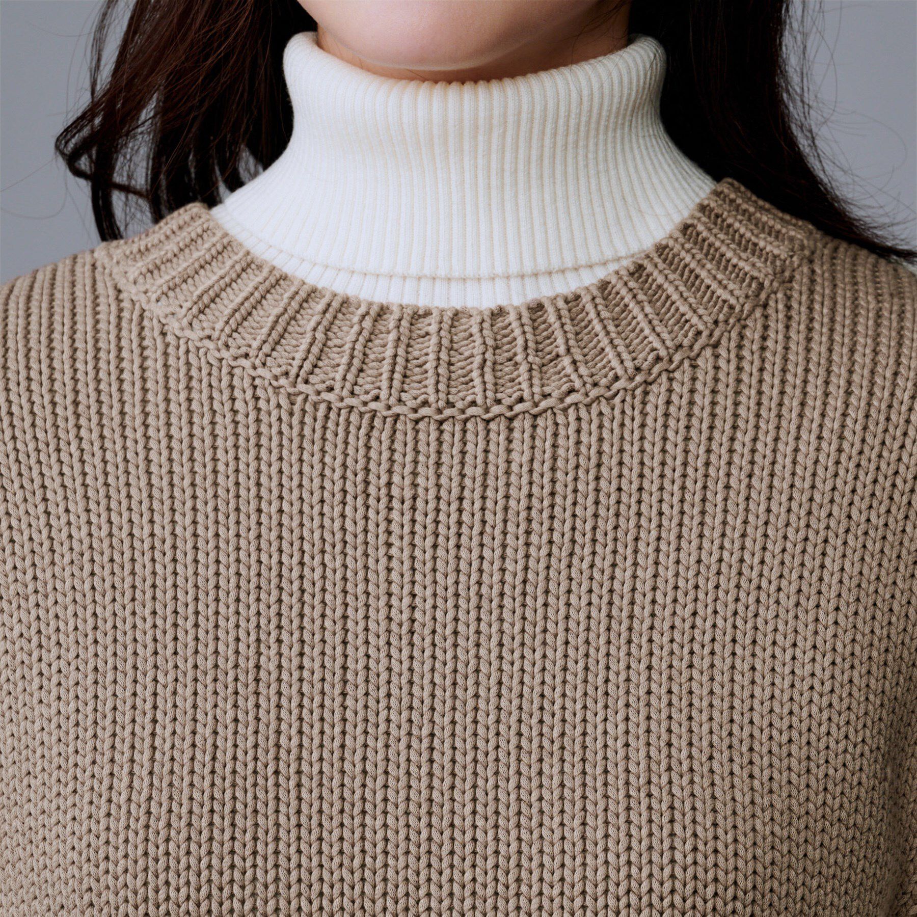 UNTITLED「【レイヤード/前ボタン】2WAYニットベスト」|ニット・セーター|