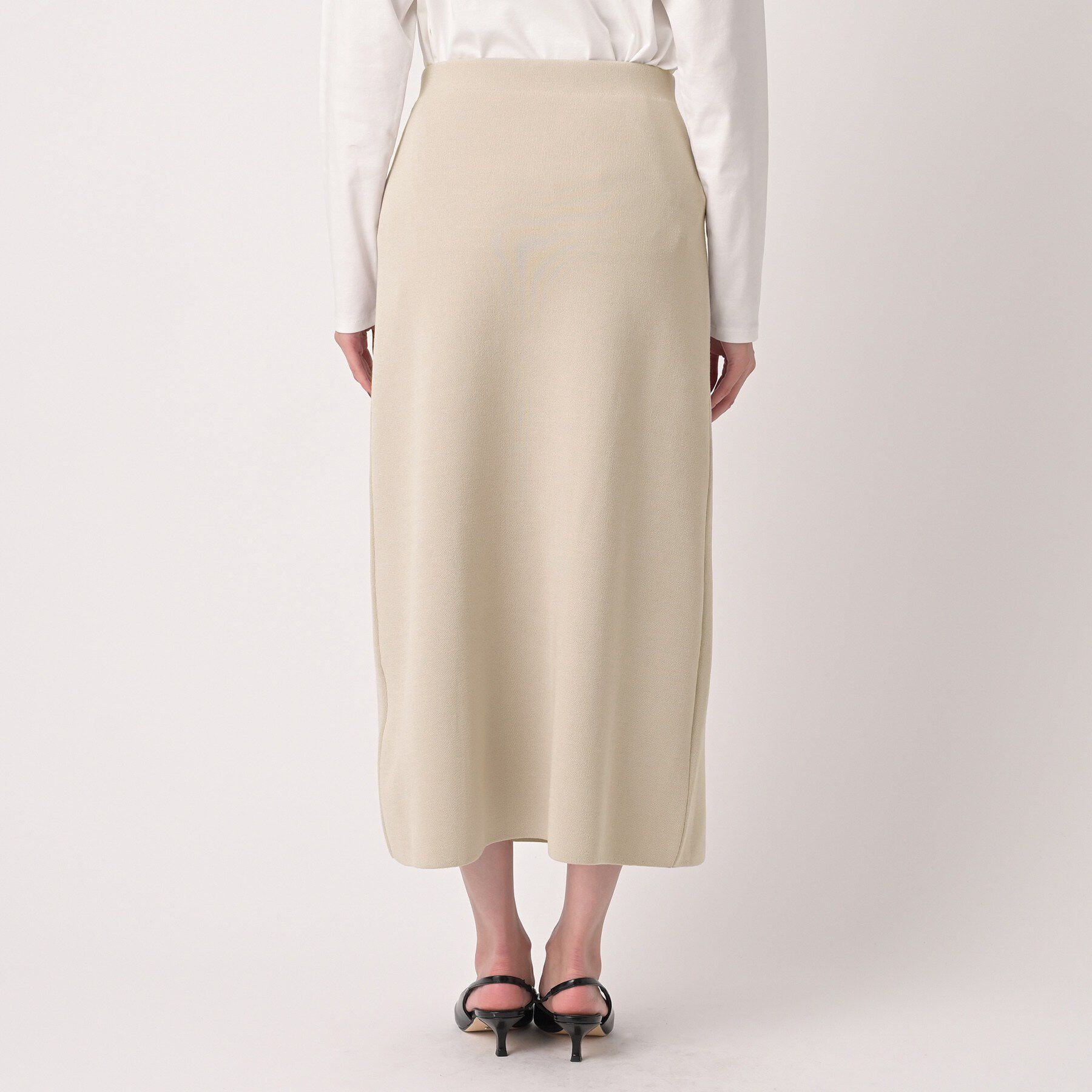 UNTITLED「Aラインニットスカート」|スカート|