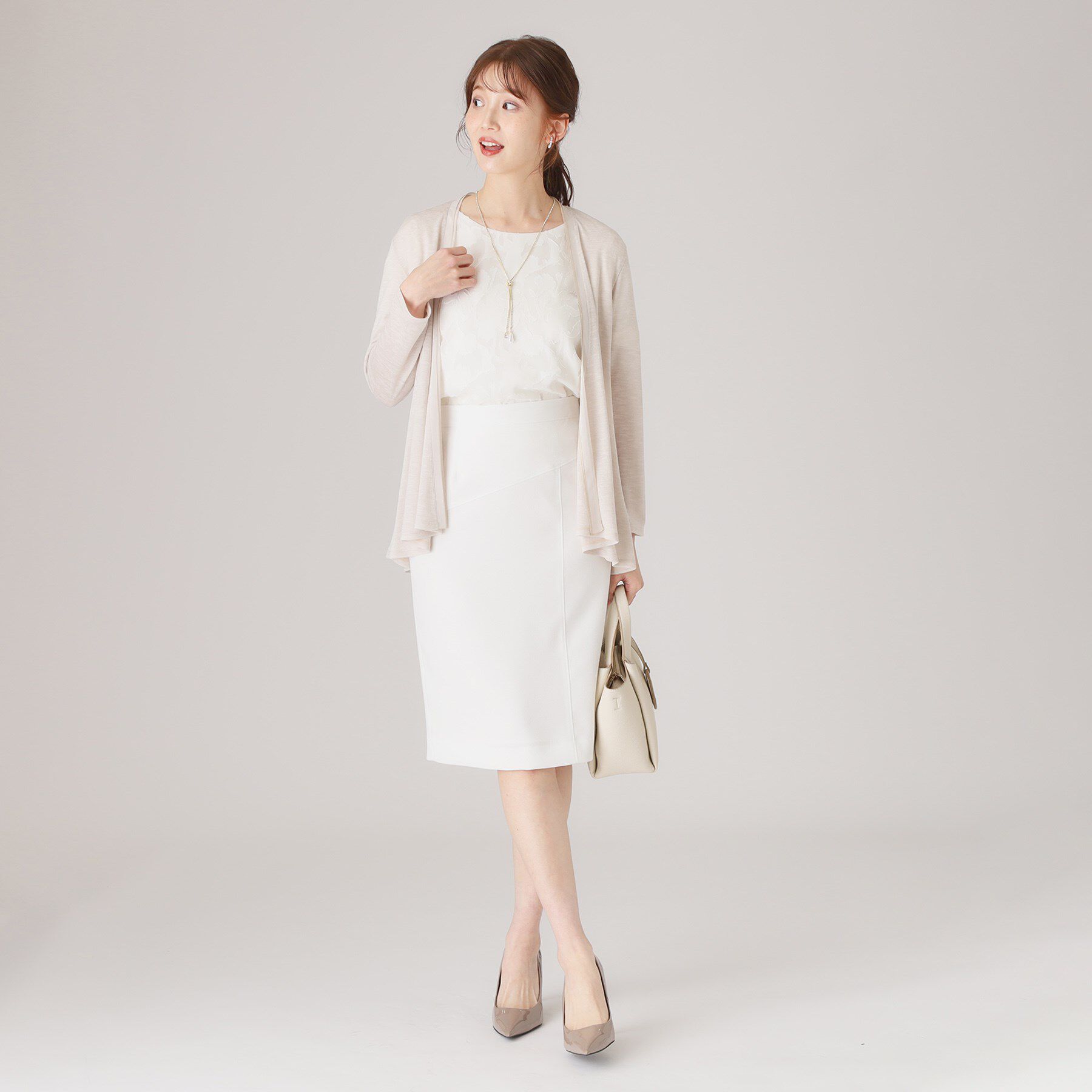 COUP DE CHANCE「【洗える】着流しカーディガン」|カーディガン|