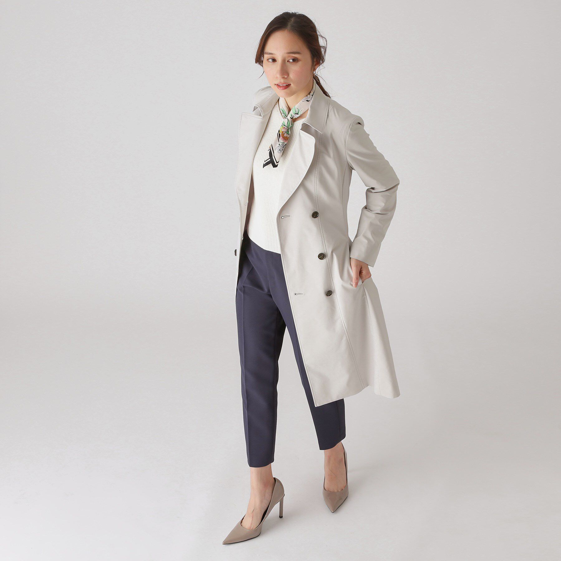 COUP DE CHANCE「【撥水加工】きれいめ定番トレンチコート」|トレンチコート|