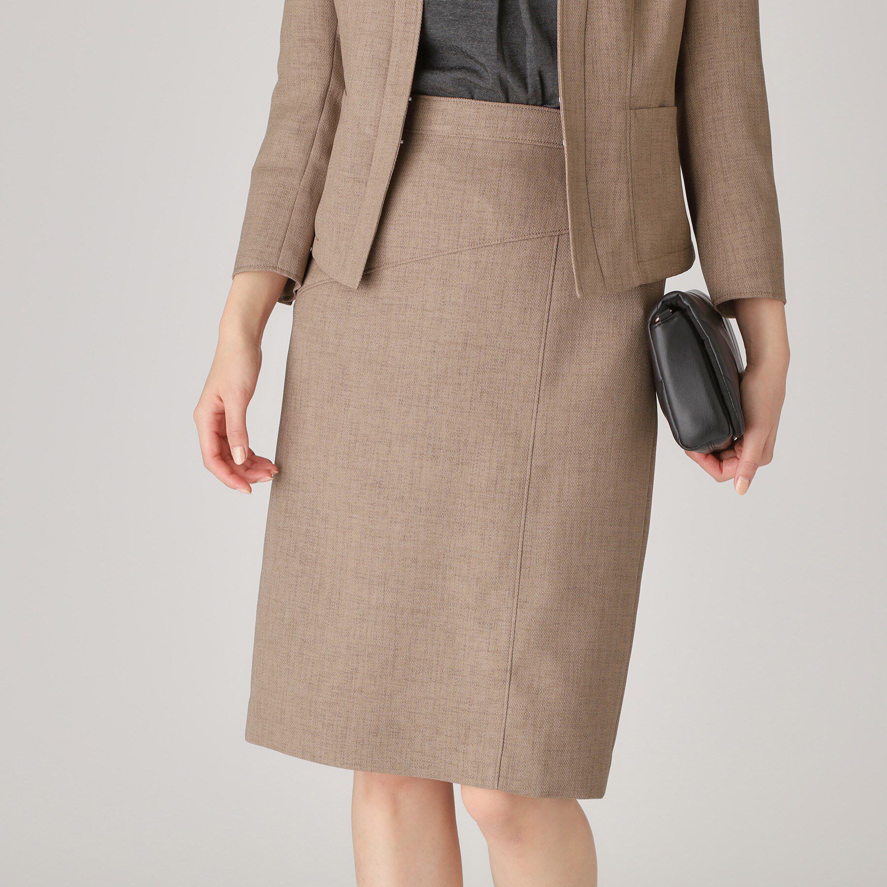 COUP DE CHANCE「【手洗い可／日本製】タイトスカート」|スカート|モカブラウン(042