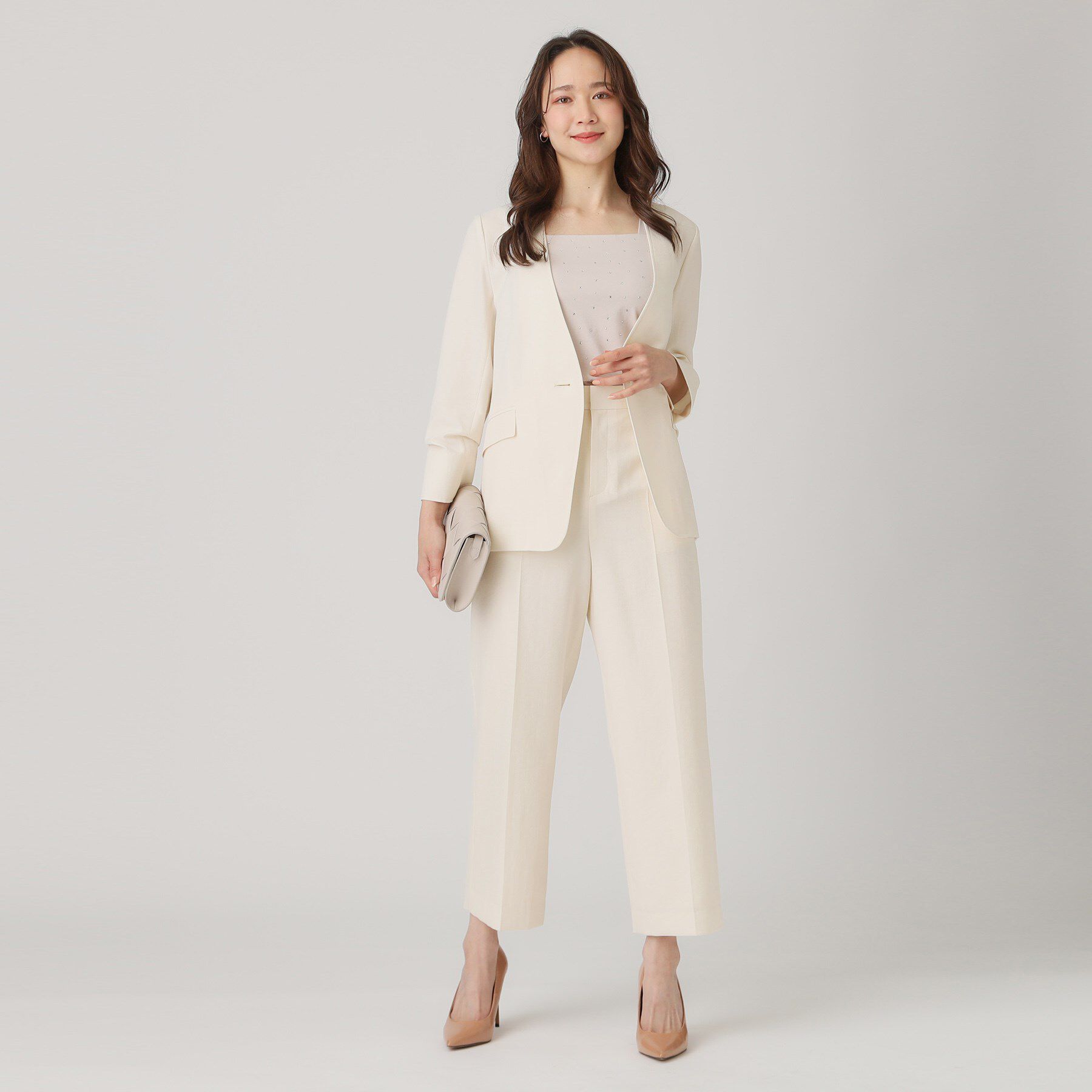 COUP DE CHANCE「【洗える／日本製】セミワイドパンツ」|その他|