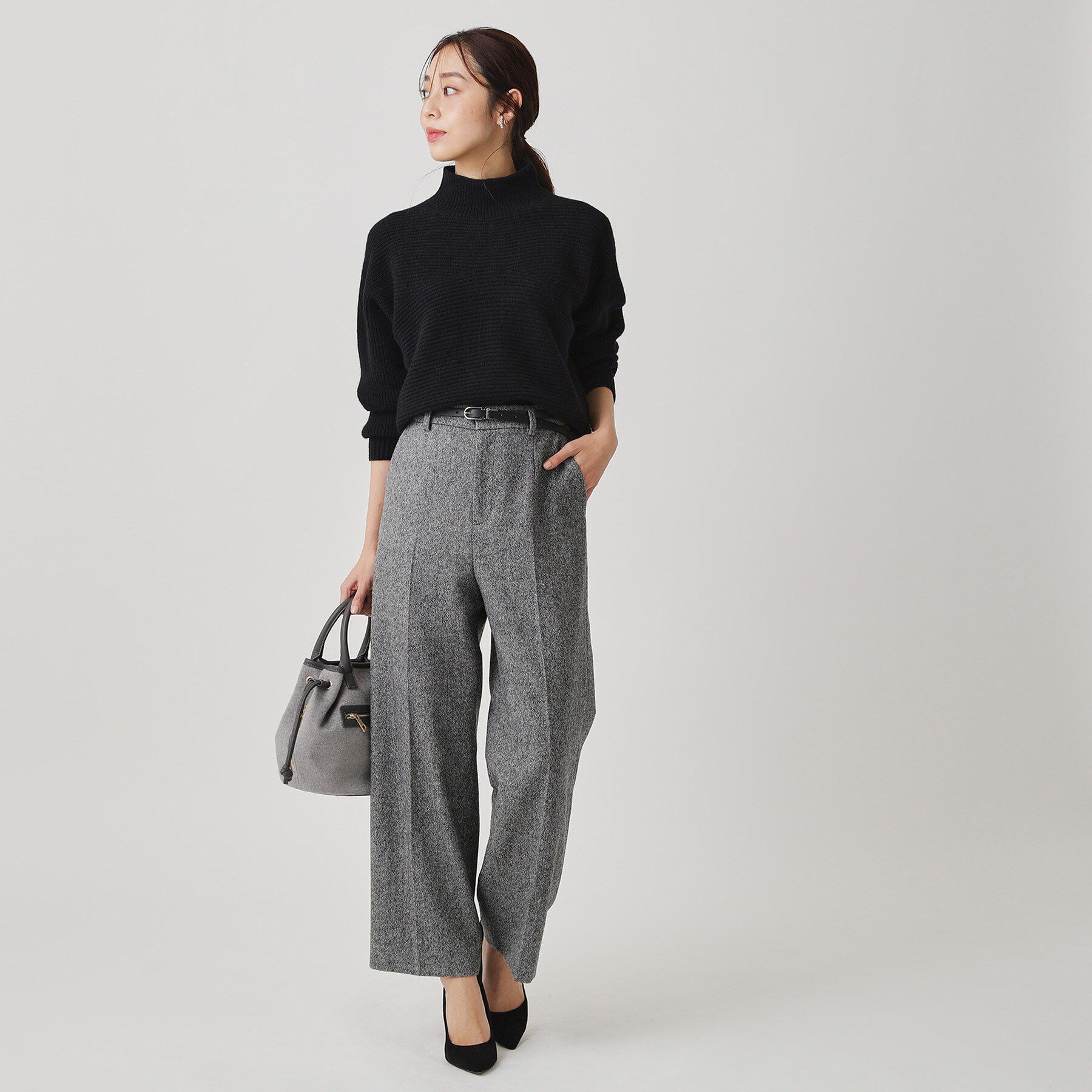 COUP DE CHANCE「【手洗い可／日本製／温かく軽い】ミドルゲージニットトップス」|ニット・セーター|