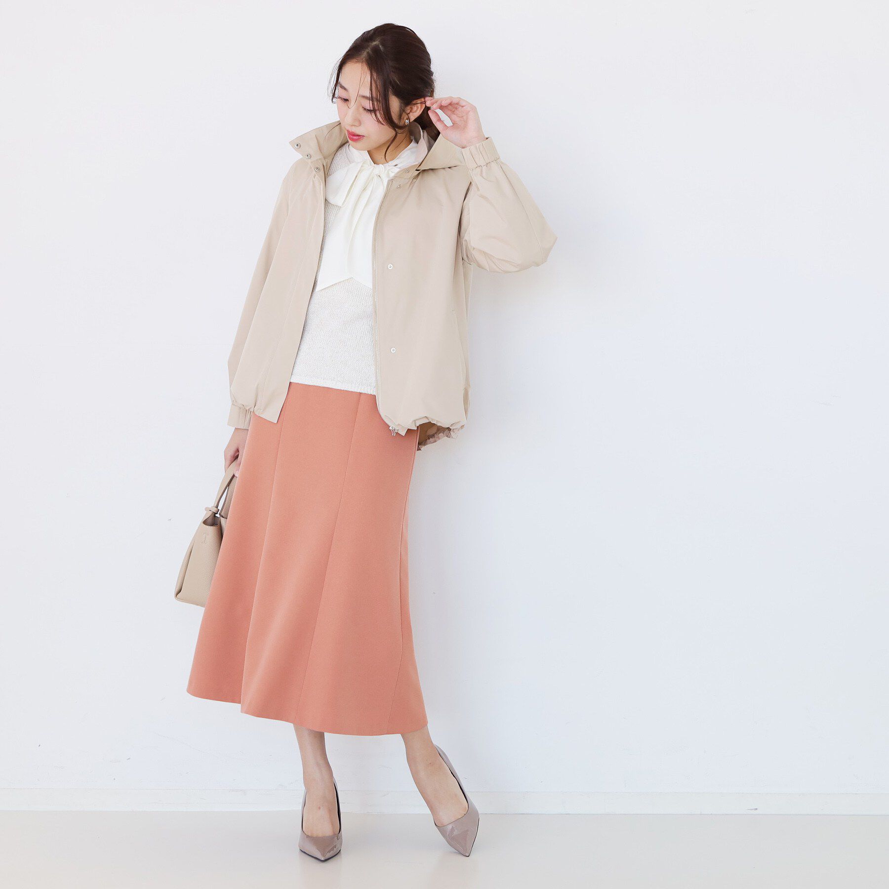 COUP DE CHANCE「【手洗い可／裏地なし／袖プッシュアップ可／フード取外し可】マウンテンパーカー」|ブルゾン・スタジャン|