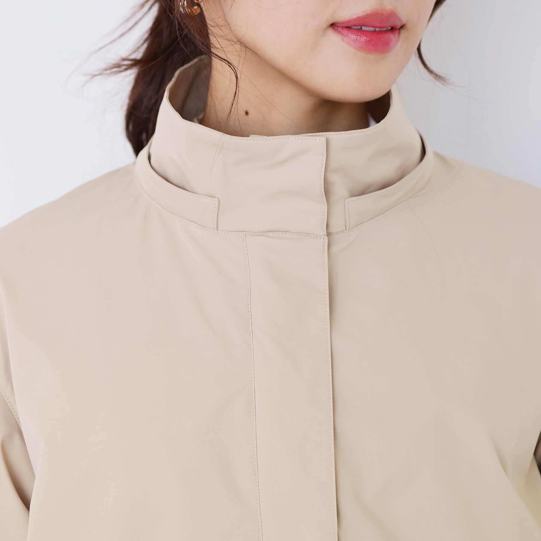 COUP DE CHANCE「【手洗い可／裏地なし／袖プッシュアップ可／フード取外し可】マウンテンパーカー」|ブルゾン・スタジャン|