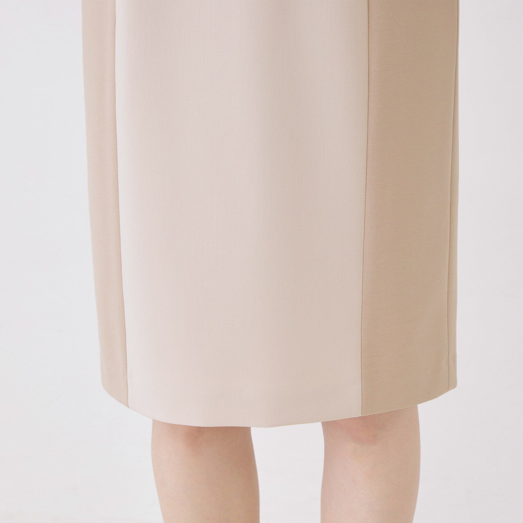 COUP DE CHANCE「【手洗い可／日本製】異素材組み合わせワンピース」|ワンピース|