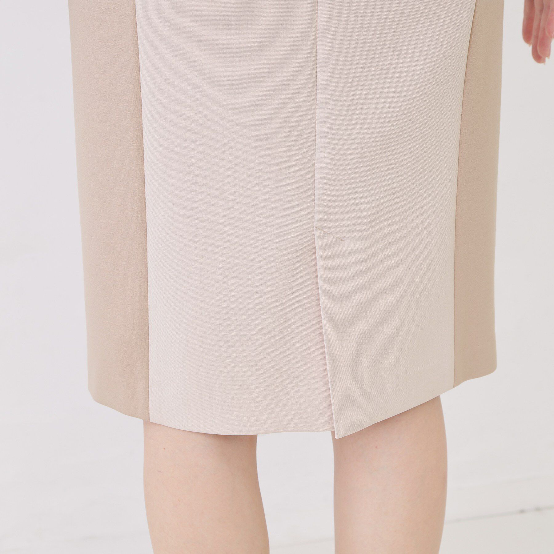 COUP DE CHANCE「【手洗い可／日本製】異素材組み合わせワンピース」|ワンピース|