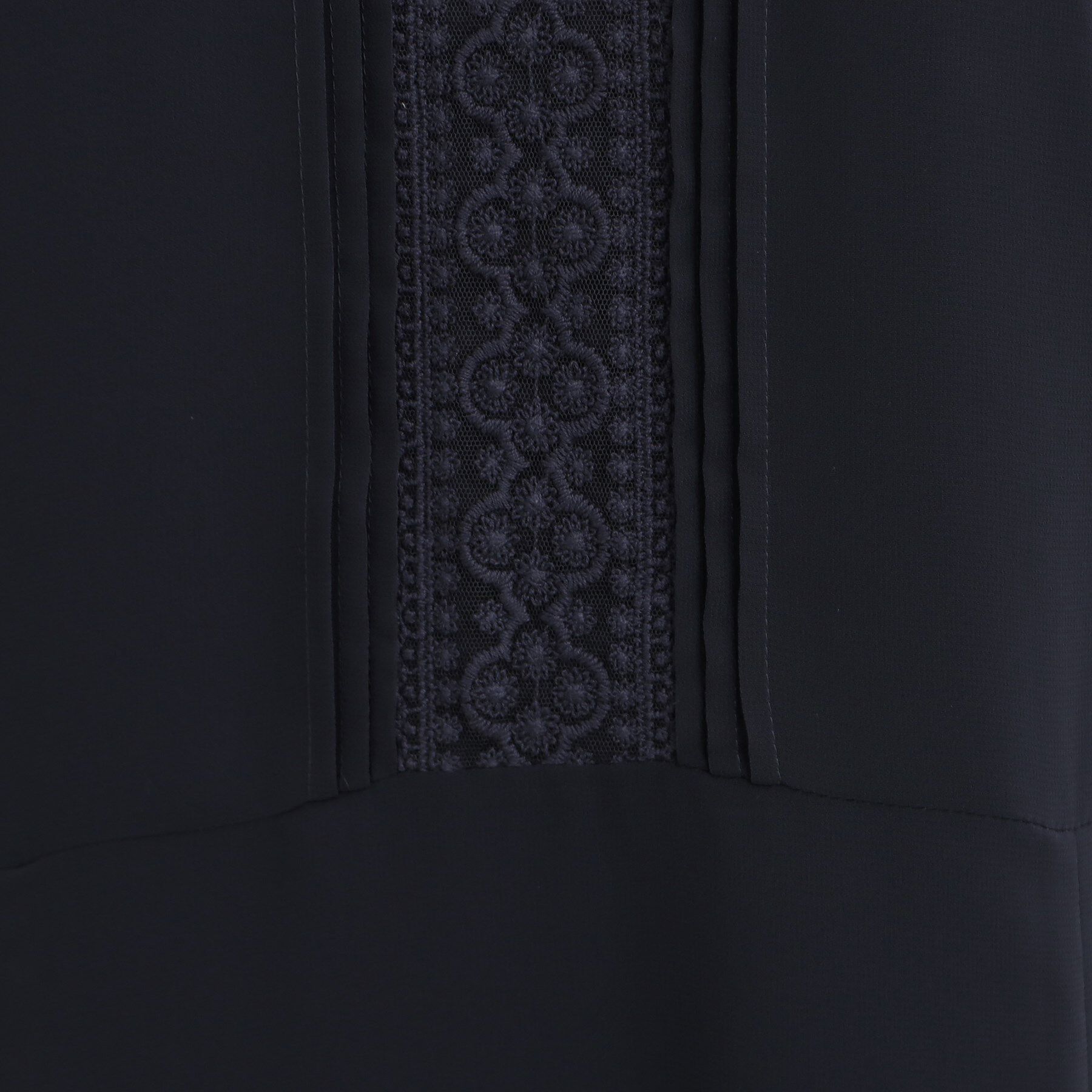 Reflect「【フォーマル/洗える】フロントレースジョーゼットワンピース」|ワンピース|