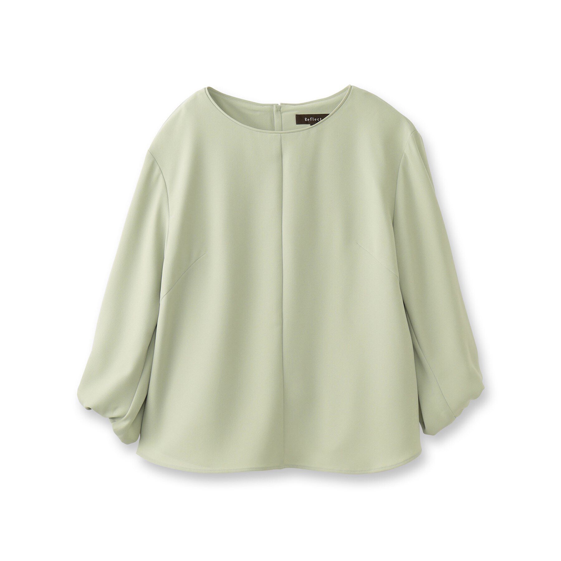 Reflect「【セットアップ可能】バックサテンブラウス」|シャツ・ブラウス|
