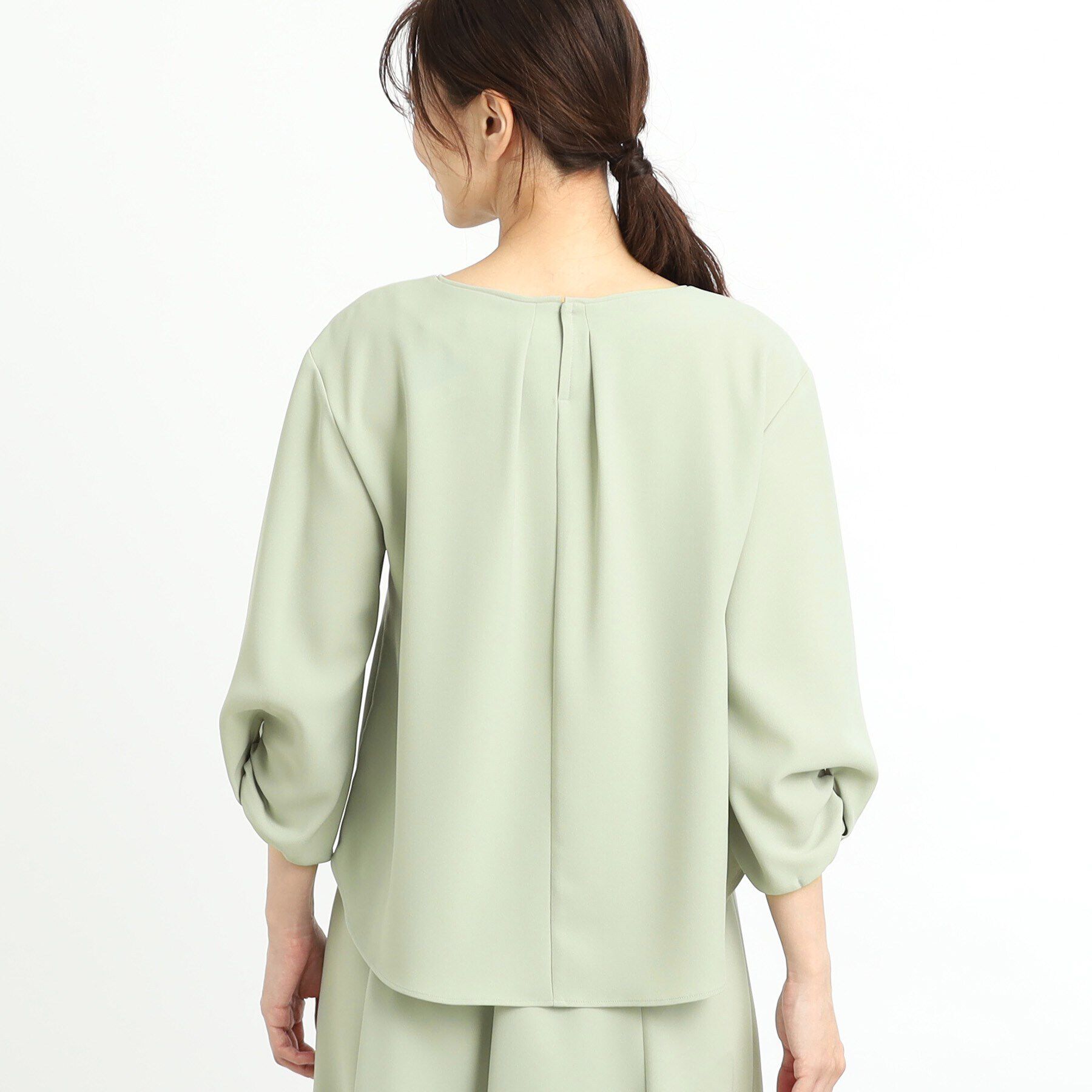 Reflect「【セットアップ可能】バックサテンブラウス」|シャツ・ブラウス|