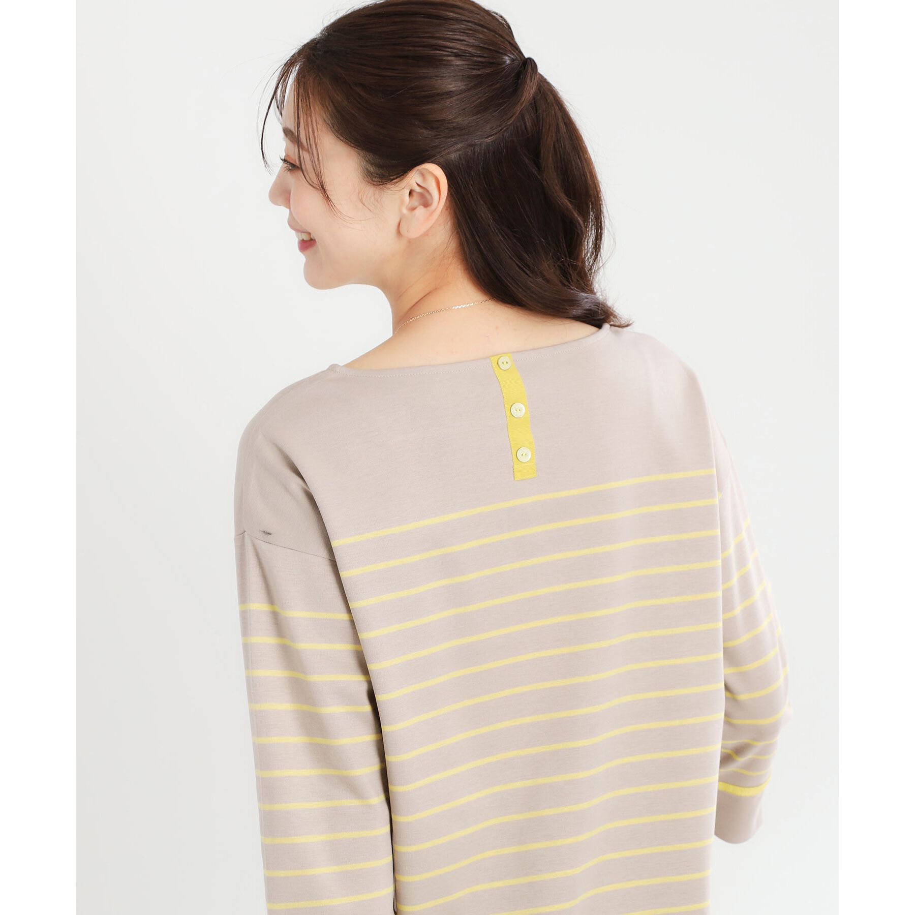 Reflect「【洗える】パネルボーダープルオーバー」|Tシャツ・カットソー|