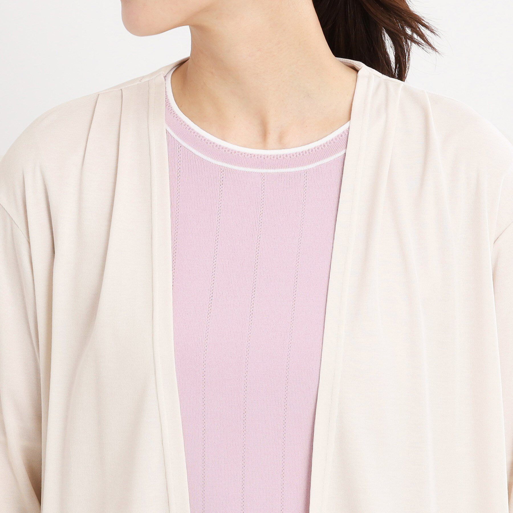 Reflect「【洗える】ジャージカーディガン」|カーディガン|