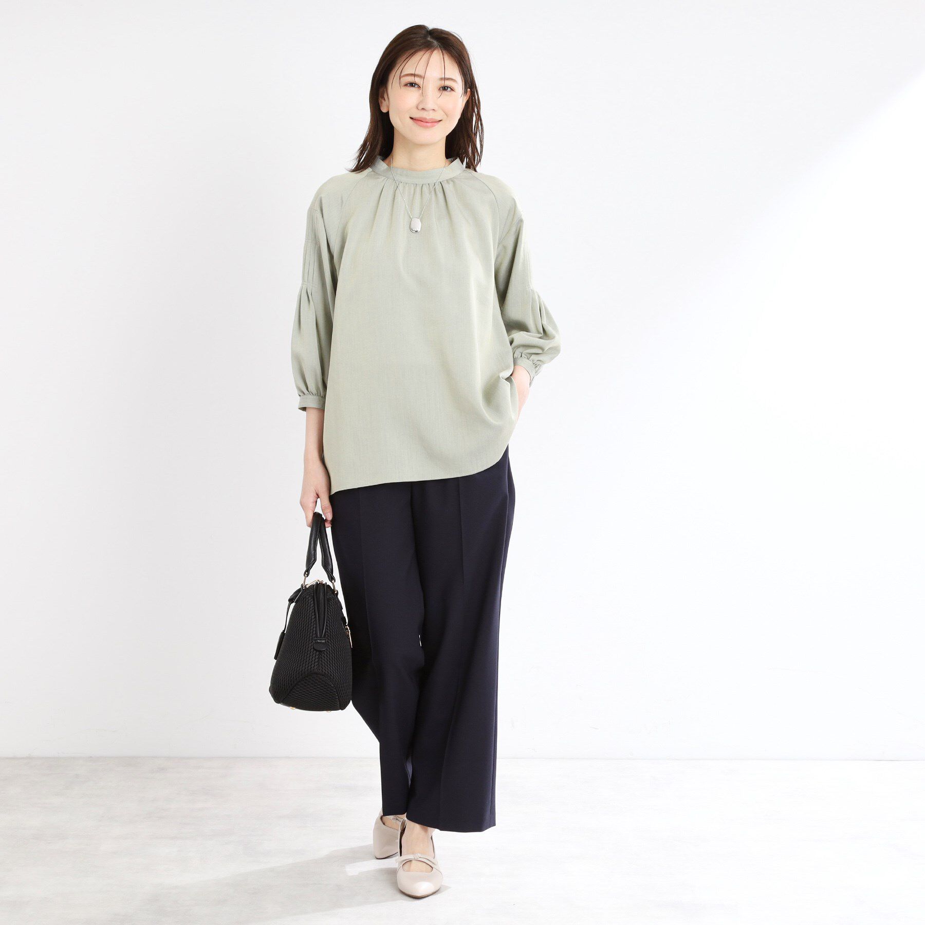 Reflect「【マシンウォッシュ可／セットアップ可能】ストレートシルエットパンツ」|その他|